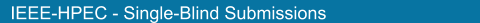 IEEE-HPEC - Single-Blind Submissions